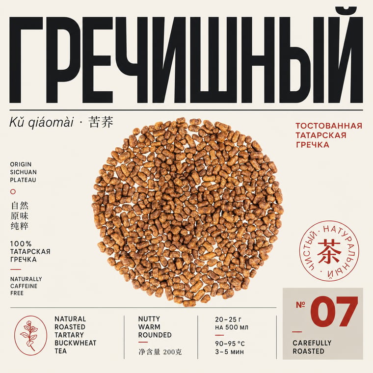 The design — Buckwheat Tea