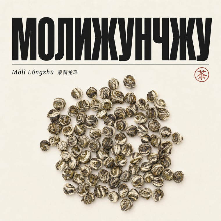 The design — Mòlì Lǒng Zhú