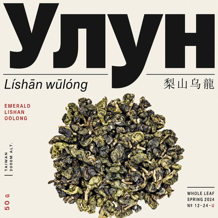 The design — Líshān Oolong
